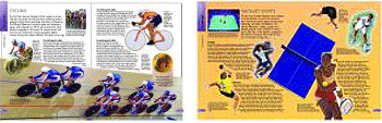 Pages from the Olympics publication